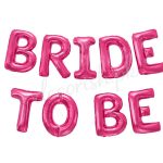 decorish - Bride to be foil balloons - pink
