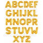 Decorish alphabets Foil Balloons Golden for Birthday and Party