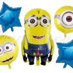 Minions  Balloons Decoration Set - 5 Balloons Set