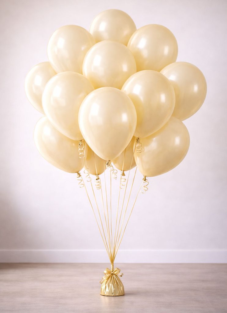 Latex / Plain party Off White (25, 50, 100)