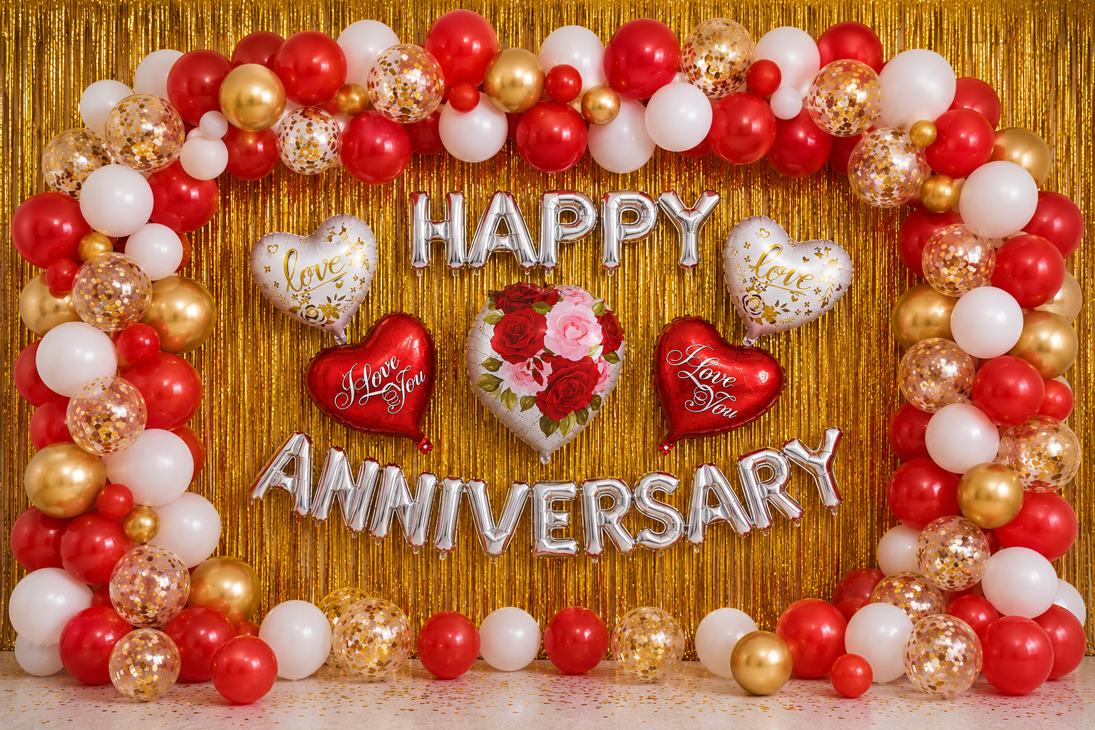 Ruby Romance Anniversary Theme/decorish.pk
