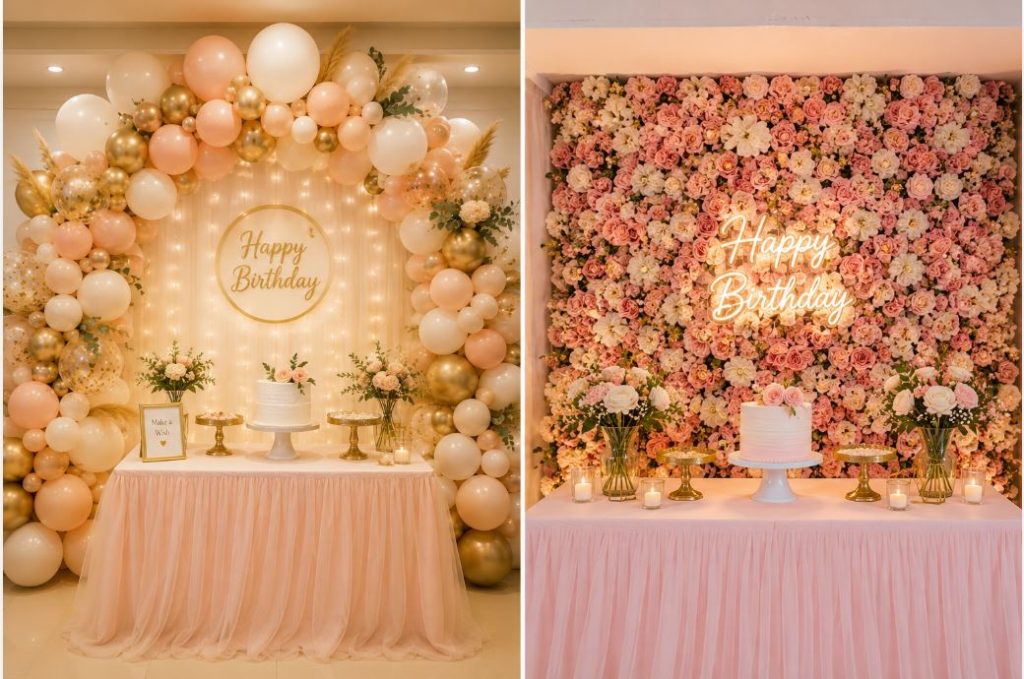 Balloon Arches vs Flower Walls: Which Looks Better?