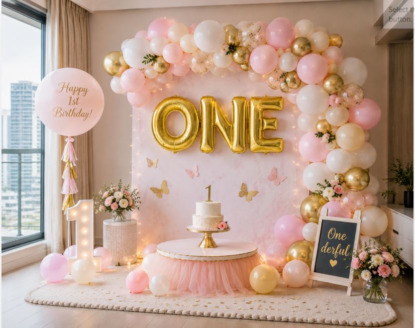 First Birthday Decoration Ideas (Themes + Checklist)