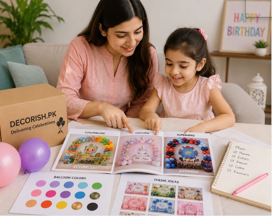 Choosing the right kids birthday theme idea based on age and interest/decorish.pk