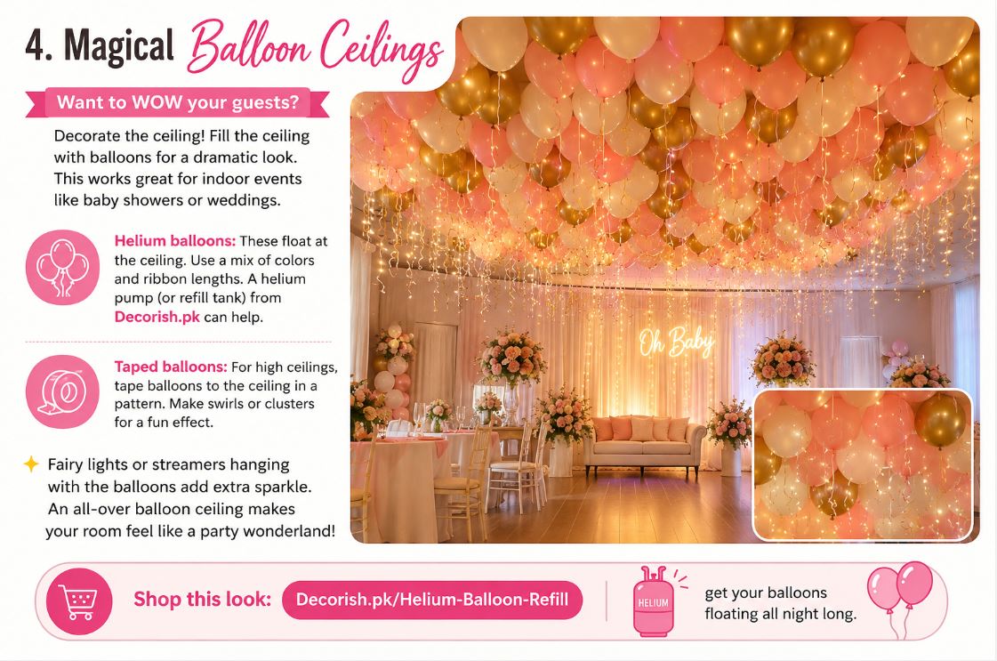 Magical-Ballon-Ceiling/Decorish.pk