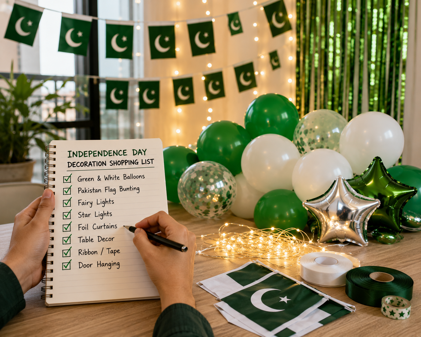 Planning ahead for 14 August decoration ideas and supplies/decorish.pk